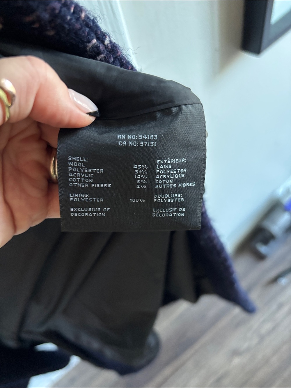 Marc New York by Andrew Marc "Paige" Bouclé Wool-Blend Coat - Picture 5 of 5